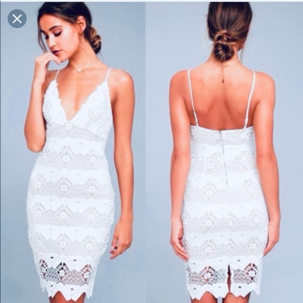 Lulus Sway Away Crochet Lace Dress – Light Blue 💙